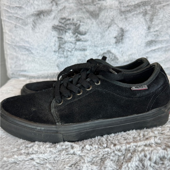 Vans Black Off the Wall Skateboarding Sneakers- Sz 7.5 - Picture 3 of 9